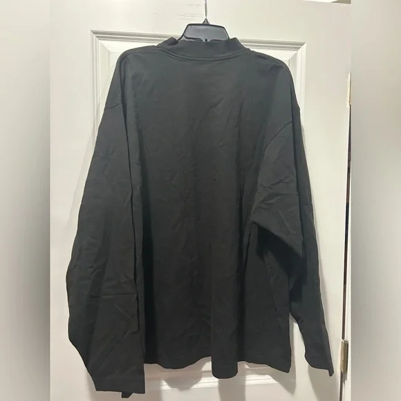 Yeezy GAP collab Men's Black Long Sleeve Tee Big & Tall - Picture 2 of 5